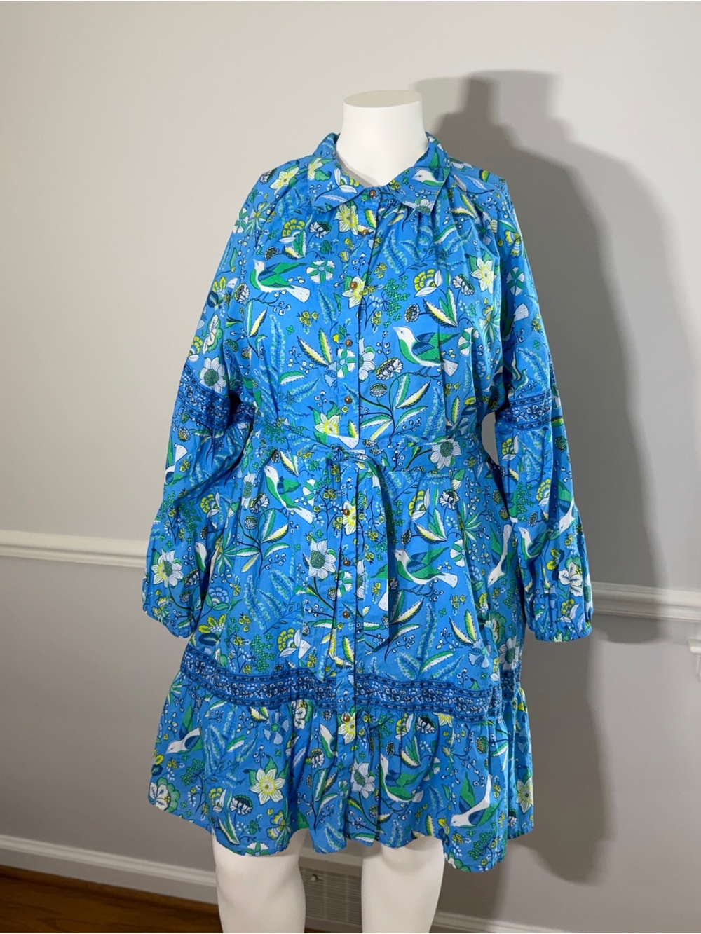 Printfresh Claudia Dress in Painter's Garden; like new condition; 3X